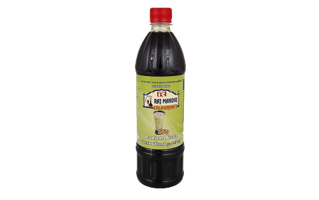 Raj Mandir Badam Pista Syrup    Plastic Bottle  750 millilitre